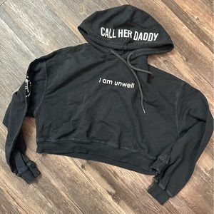 Call Her Daddy Podcast official cropped hoodie